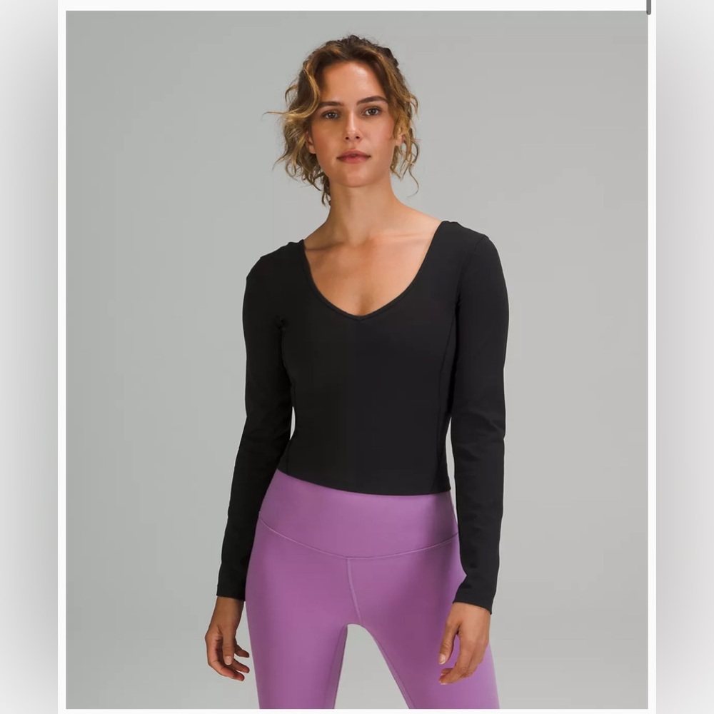 lululemon Align Long Sleeve Shirt - Black Shine 6